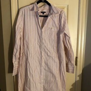 Gap Shirt Striped Shirt Dress